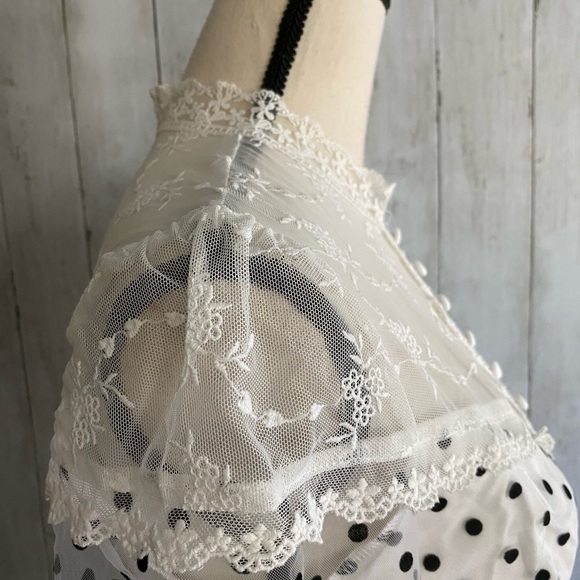 Rose Velvet Dotted tulle gown - Picture 7 of 13